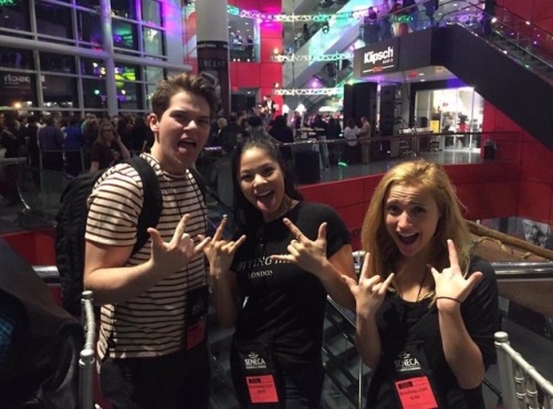aaruntveit: rb this photo of colton ryan, eva noblezada and christy altomare together for 10 years o