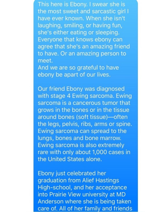 famousbeyoncefans: famousbeyoncefans: BOOST for Ebony Banks and help make her wish come true! ❤ #EbobMeetsBeyonce UPDATE!!! 