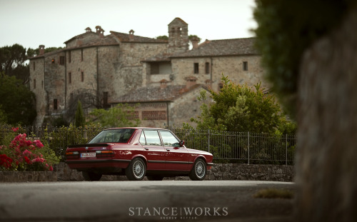 singletesticle:  tastecannotbebought:  the80sareforever:  I had the opportunity of a lifetime: to drive an E28 M5 through the rolling hills of Italy. Andrew and I spent a week in Tuscany, and the latest StanceWorks article highlights what made the trip