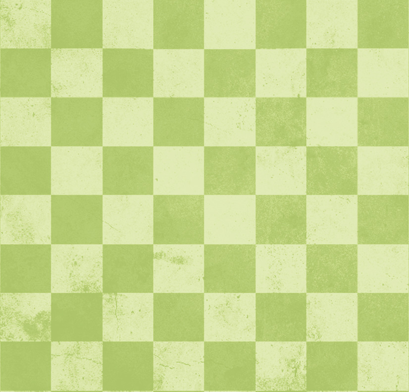 Tiled background with of a light-green checkered texture
