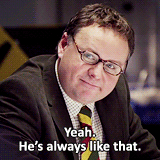 lovetheairport:reasons to appreciate Mike Stamfordhe can joke about his weighthe has great taste in 