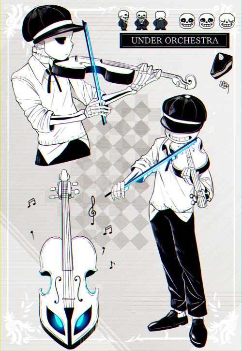  Under Orchestra link“Please understand that I used a translator.(^///^)[SANS]He has two moles under