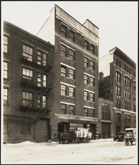 thatperilousstuff:
“ The McKittrick Hotel, 530 W. 27th Street, circa 1923 (aka Lyon’s Tooth Powder Company).
The larger warehouse to the right (536-542 W. 27th) was built in 1906-07 and is now considered within West Chelsea’s Historic District.
”
Now...