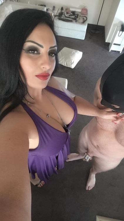 mistress-nicolettas-pig-fuck:  ezada-devotee: i see a stunning cleavage, a stunning face, a stunning action. Immediately i start worshipping Lady Ezada Sinn. And at the same time precum starts dripping, i can’t stop it.  humiliate him everywhere 