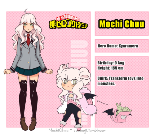 cuteouji:  My personal BnHA OC!    ´ ▽ ` )ﾉ  