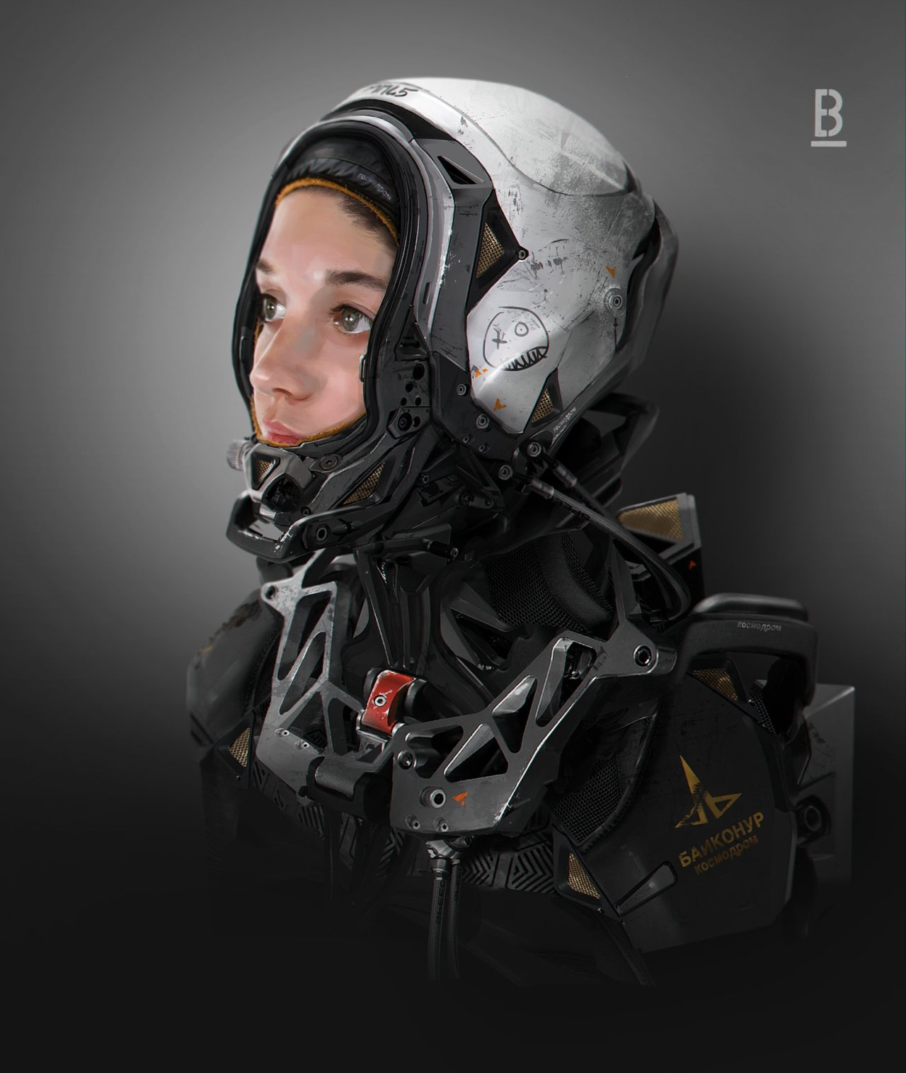 cinemagorgeous:  Futuristic space suit designs by artist Benoit Godde.