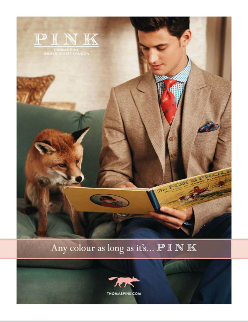 Thomas Pink, Spring-Summer 2013 ad campaign.