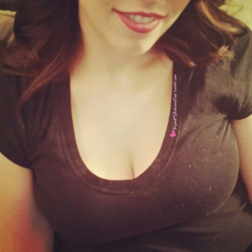 beyondmybedroomdoor: Titty Tuesday selfie. Shameless self reblog