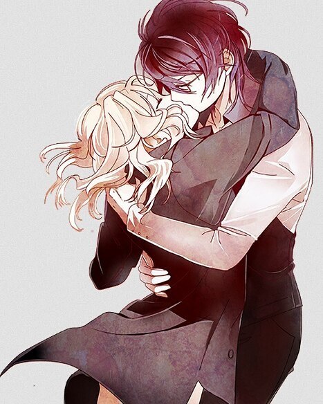 Image tagged with Anime couple anime kiss anime hug on Tumblr