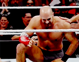 mithen-gifs-wrestling:  Cesaro’s “Wait a sec, I am legit super-dizzy, whoa”
