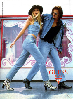 valeria-supermodel:  GUESS Jeans 1996Ph: Dewey Nicks 