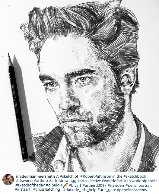 Robert Pattinson Drawing Sketch  Drawing Skill