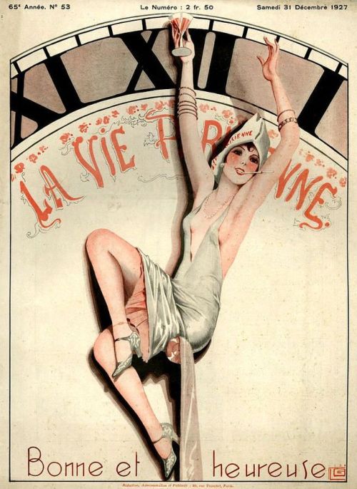 lllustration by Georges Leonnec For La Vie Parisienne December 31 1927
