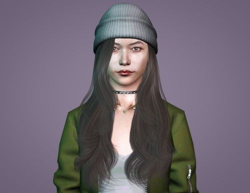 All credits belongs to simpliciaty-cc (original here), High poly - 11kHair can be found in Hat hairs