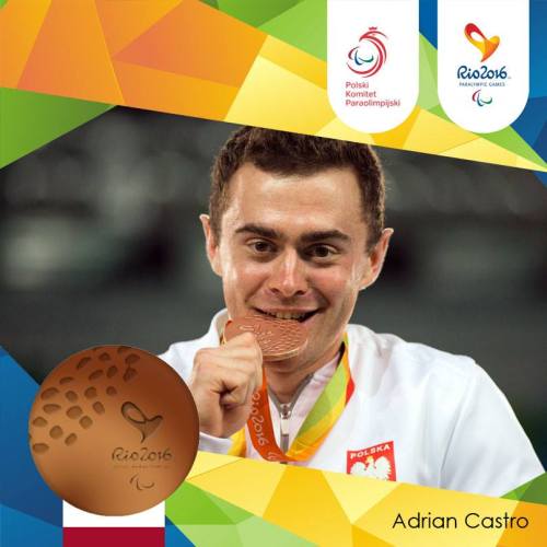 Adrian Castro - Bronze medal for Poland at the Paralympic Games in Rio 20169th medal won for Poland 