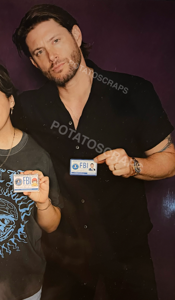 My Barbie Meme Cas Photo Op And Jensen Photo Op From My First Ever Chicago Con :)