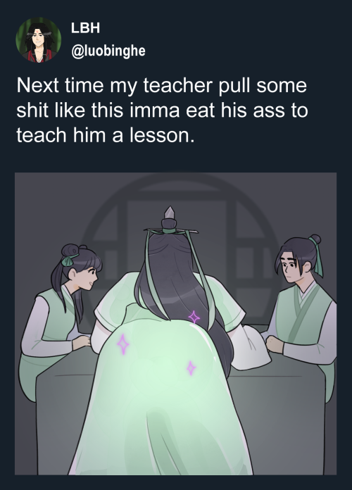 [LBH: next time my teacher pull some shit like this imma eat his ass to teach him a lesson]  I don&r