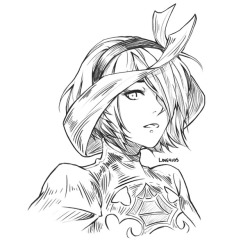 love410s: Little 2B doodle for tonight