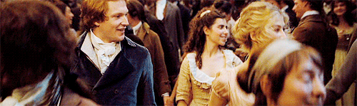 thatwetshirt:Simon Woods, who plays Bingley, I dyed his hair red for this film. And weirdly, it’s co
