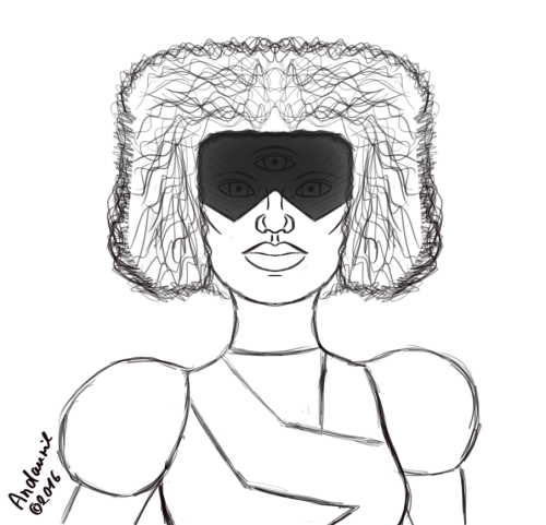 andauril:Garnet, because she’s a treasure. I love how her hair is perfectly symmetrical!
