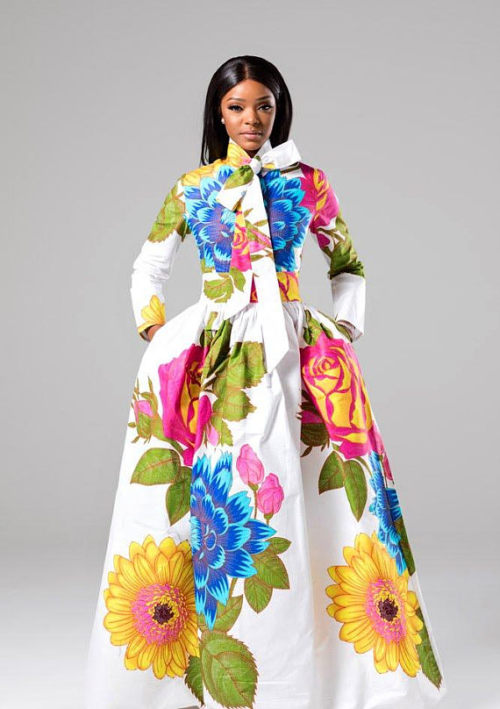 African Maxi Dress //Laviye