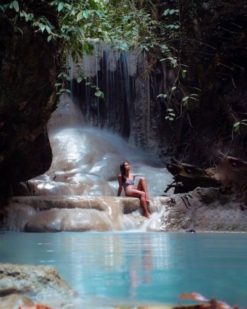 “Aginod sa Aguinid Waterfalls, Cebu.”After four years I made another visit to Aguinid wa