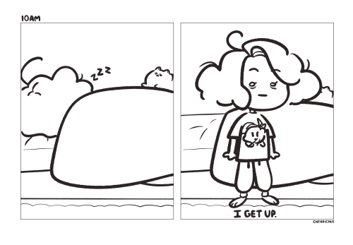 sakuraa:hourly comics zzzzz