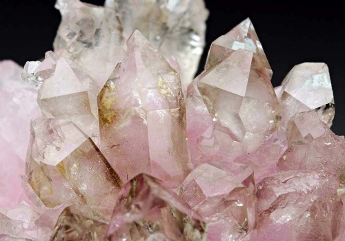 Rose Quartz And Smoky Quartz - Barra De Salinas, Coronel Murta, Jequitinhonha Valley, Minas Gerais, Brazil