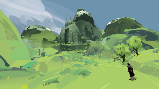 first full scene done in Oculus Quill. i haven't tackled the animation features yet. it's a lot of fun. the Goro Fujita trick of...
