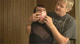 elizabethandrews:  GIF: @David_Andrews1 stuffs a large pair of panties in my mouth.