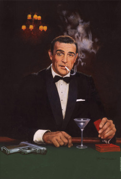 narcissusskisses:  James bond by Robert mcginnis.