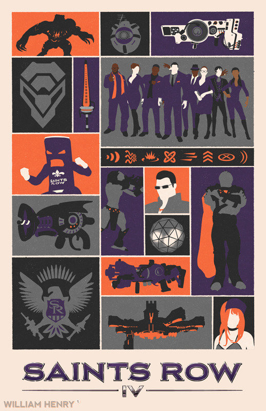 geeksngamers:    Saints Row IV poster - Submitted by William Henry Prints are available