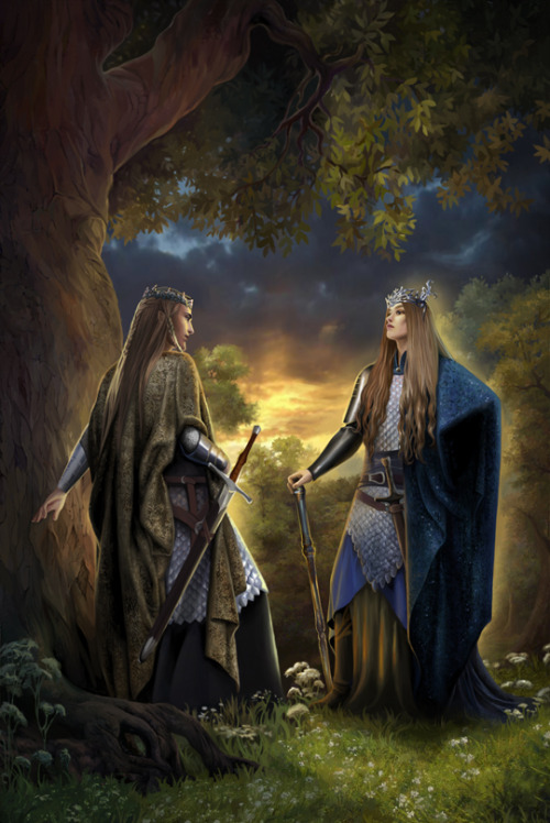 befanini:Celeborn and Thranduil by steamey