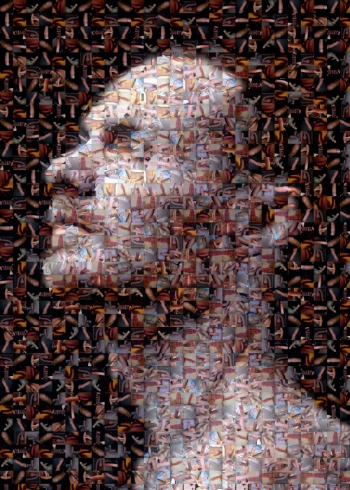 vvhaleshark:  tristanginger:  My portrait composed of hundreds of dickpics  holy shit 