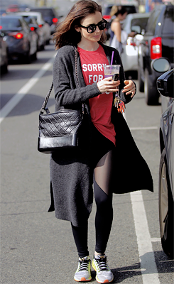 dailylilycollins:  Lily Collins out and about