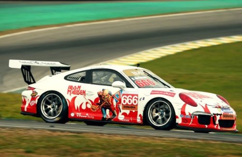 gentlemanracedriver: Porsche GT3 CUP - Bruce Dickinson at Interlagos Brazil