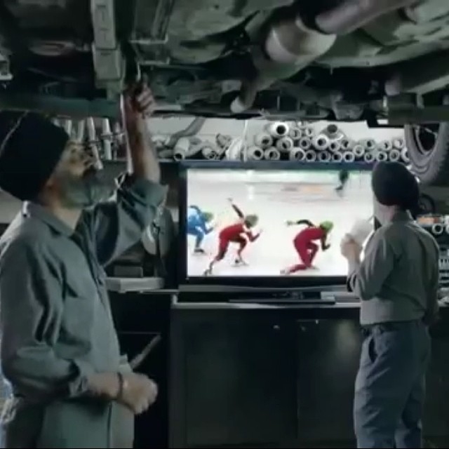 forever-with-his-grace:  We made it! #bellcommerical #singhs #olympics #sochi