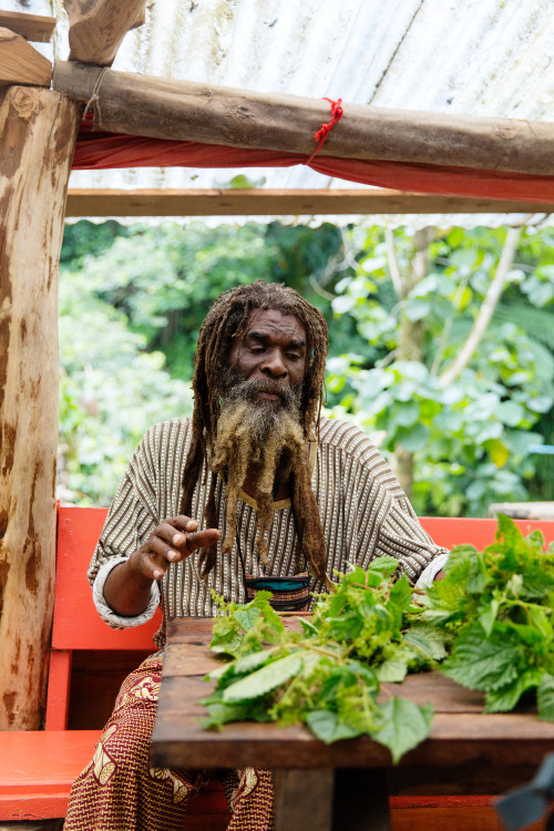 Visiting Moses and Ing-Marie.  Dominica.  