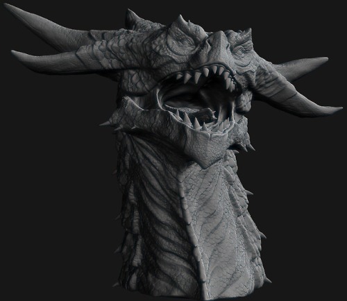  Dragon Head 3D Printing Project - WIP Update 1 - Updating the SculptureReworked a lot of my old dra
