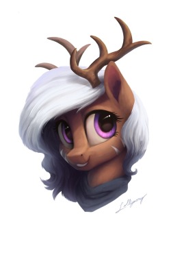 lollipony:Dark Oak <3 very cute deer pone :3 Com for rainbowtrash0