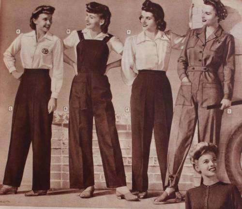 vintageeveryday: Interesting vintage pictures of women in menswear