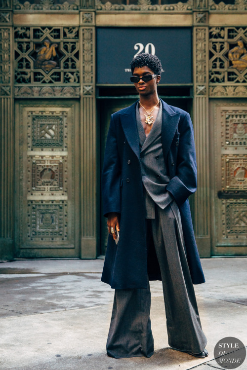 New York FW 2019 Street Style: Alton Mason