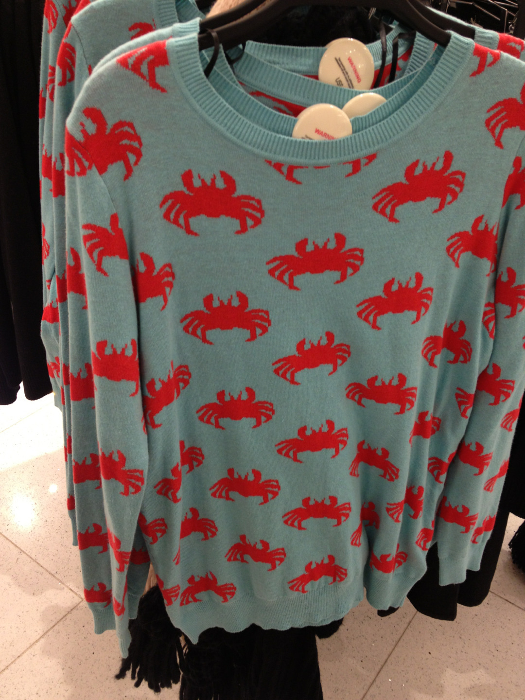 ryu-gemini:  edvar-du-fromage:  lunalalonde:  Andie I found you the lobster cardigan