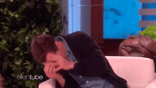 221bcumberb:Benedict gets pranked and then goes all paranoic in The Ellen showVideo
