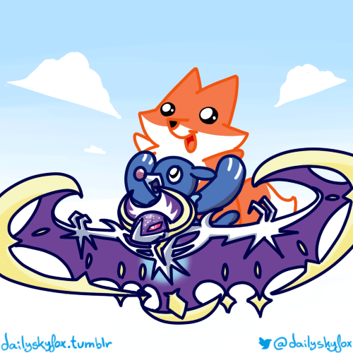 dailyskyfox: Today Pokemon Sun and Moon are finally here in the UK! :D Yaaaaay!    x3