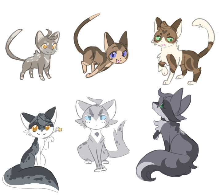 Pixilart - some warrior cats characters by Anonymous