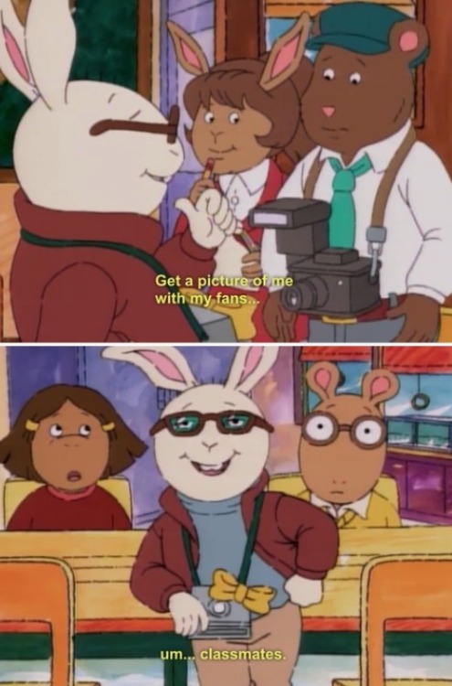 funkysock:Only when you scroll down the Arthur Read tag, do you realise how much you have in common 