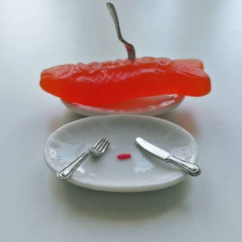 #swedishfish #miniaturesweets #polymerclay