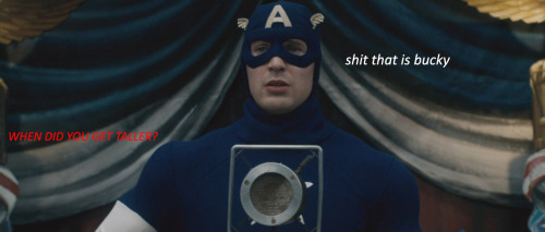 officerbobrovsky:alexisthenedd:behindthefourthwall:What if Bucky hadn’t been captured?Steve why are 