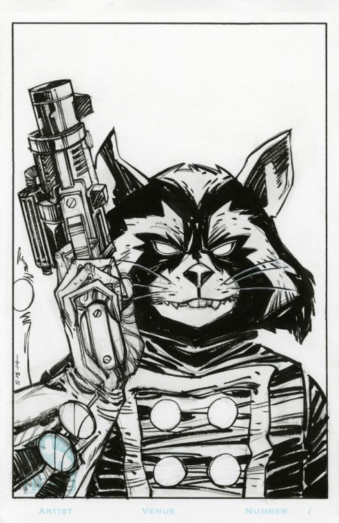  Rocket Raccoon by Walter Simonson 